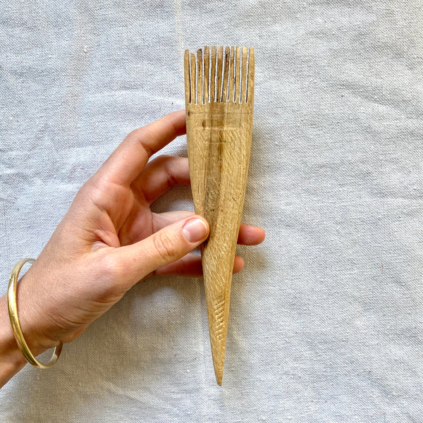 1 1/2 Traditional Style Weaving Combs by Al Snipes - Weaving in Beauty